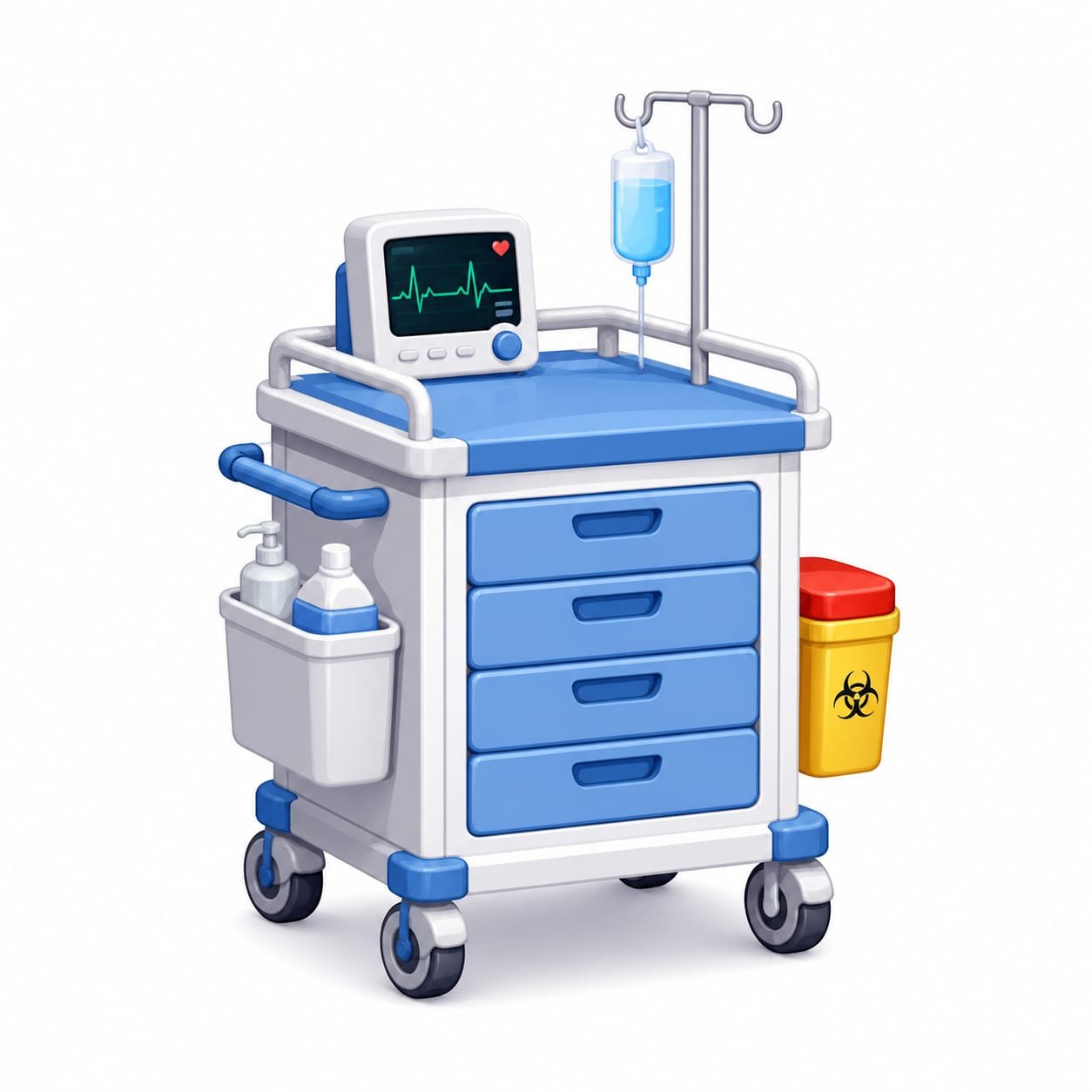 Medical carts & trolleys