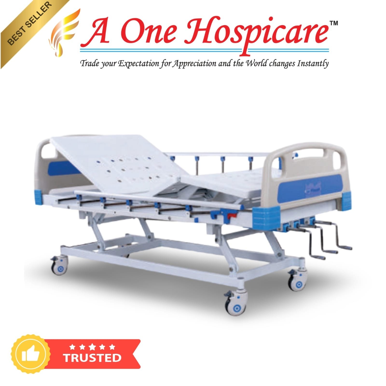 3 Gear Manual ICU Bed