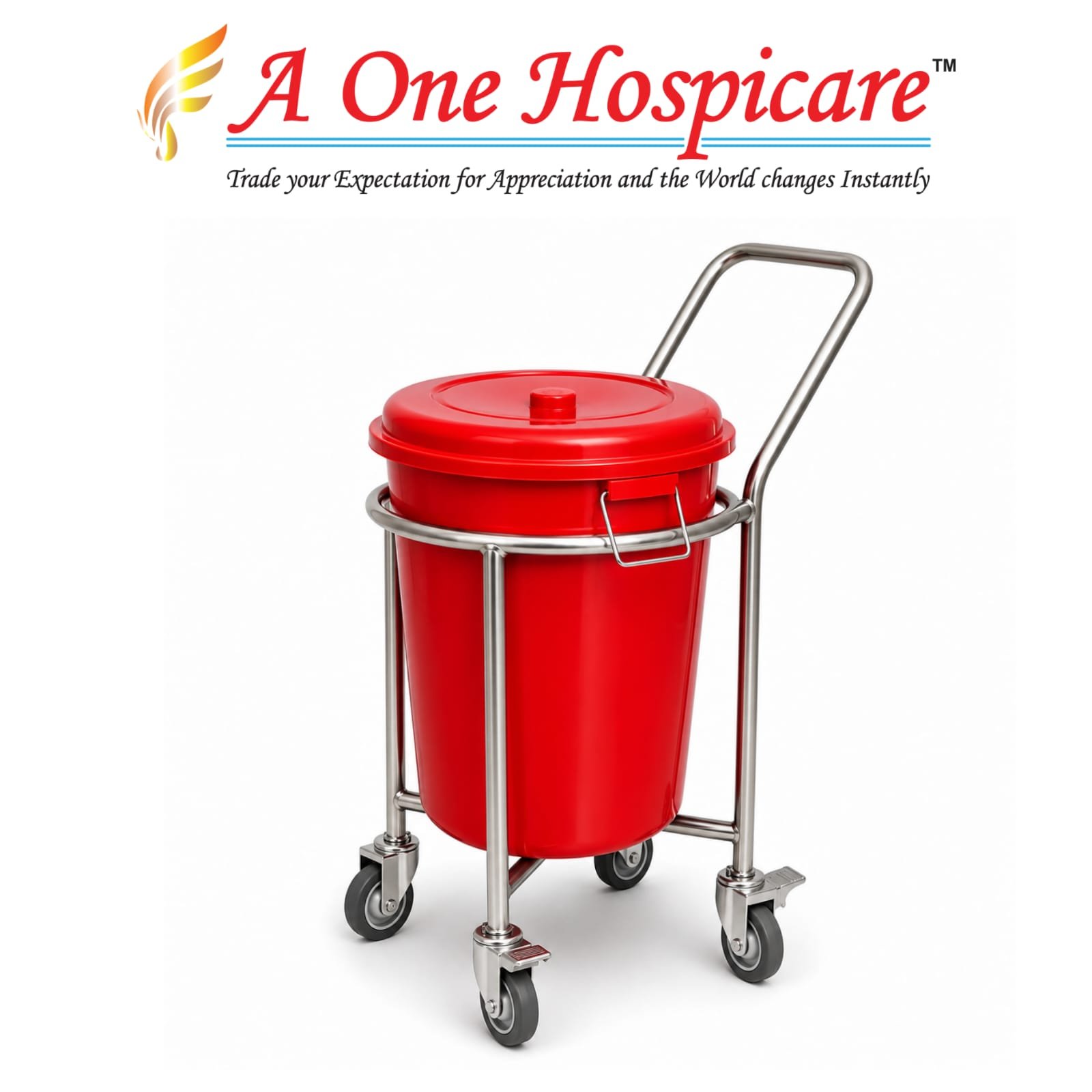 SS Linen Trolley AOH 181 (B)