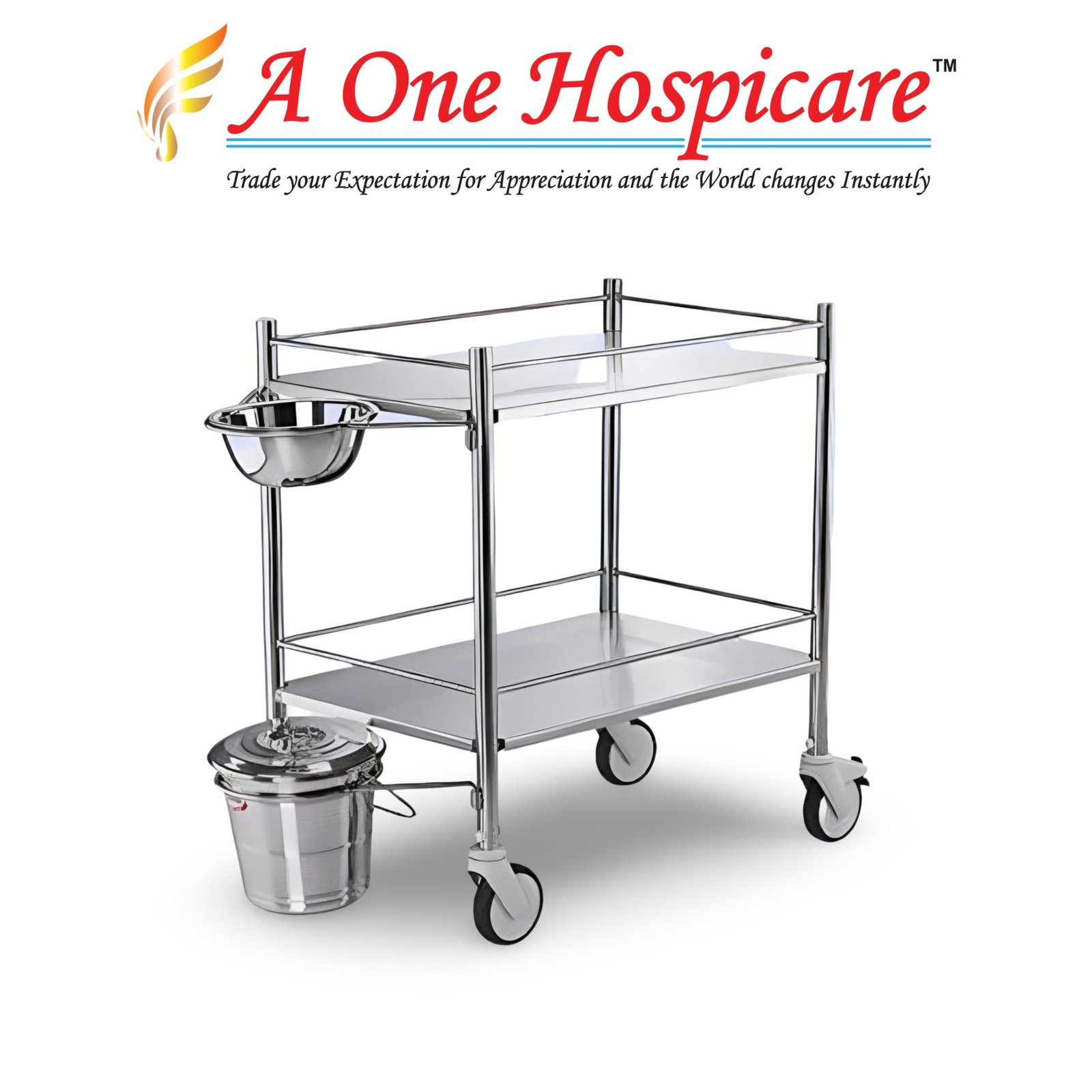 SS Dressing Trolley AOH 171 (C)