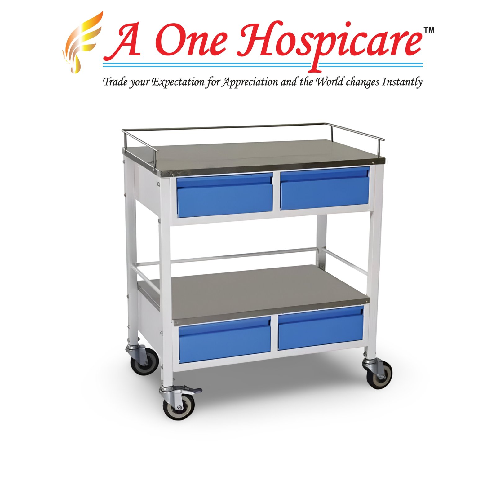 Medicine Trolley (4 Drawers) AOH 169 (C)