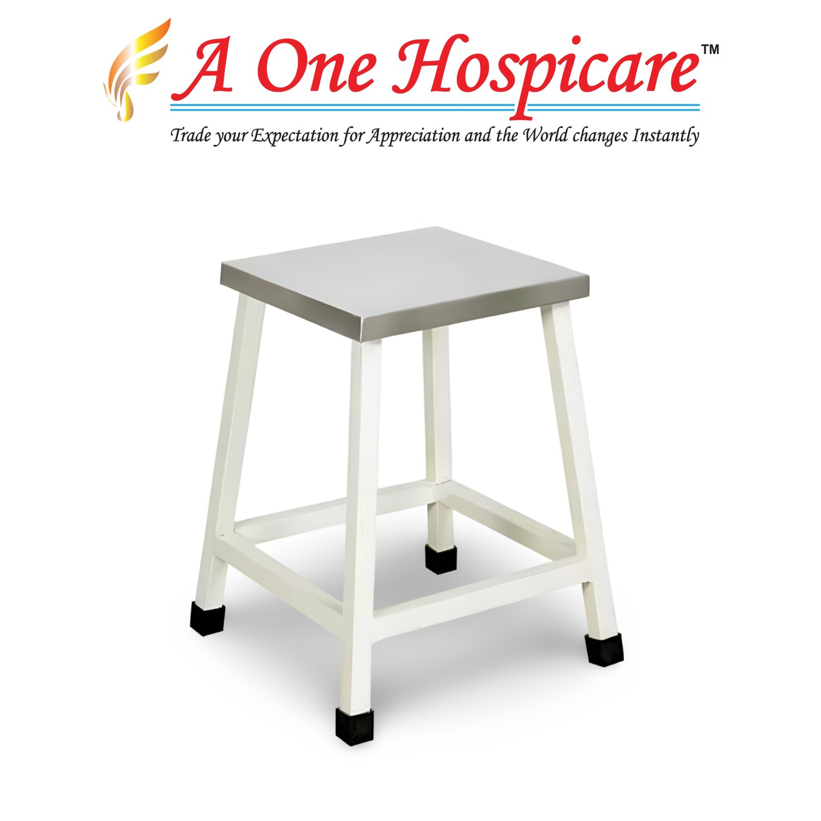 MS Body SS Top Fixed Stool AOH 193 (B)
