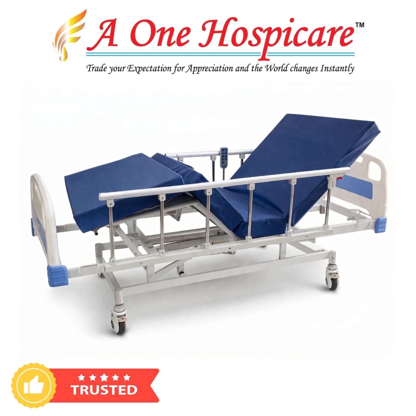 3 Functional Electric ICU Bed
