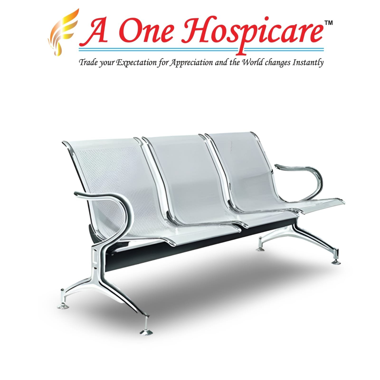 Chrome Waiting Chair AOH 188 (A)