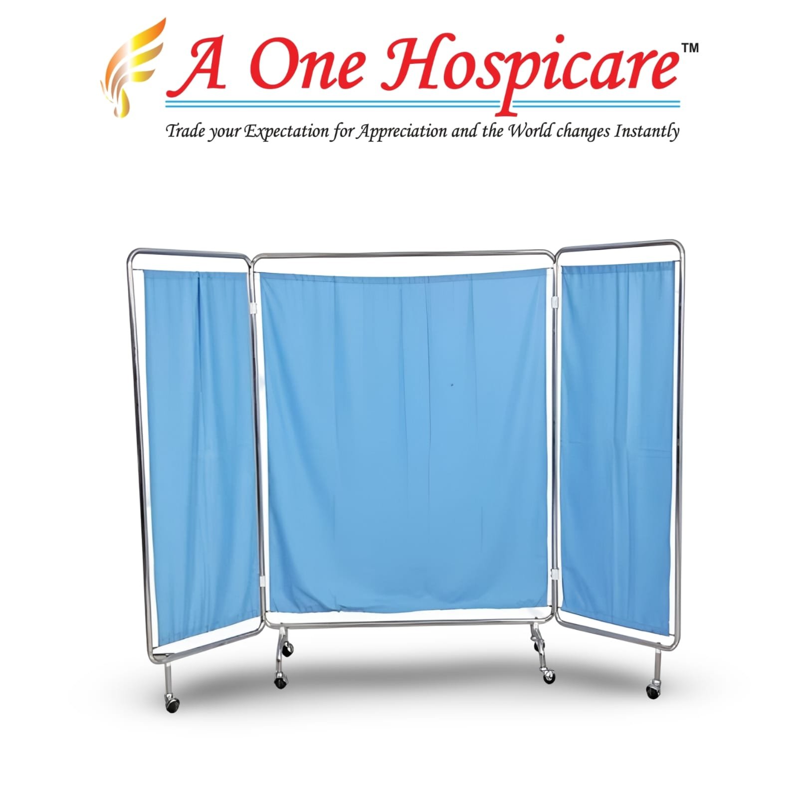 SS 3 Side Bed Side Screen AOH 186 (B)